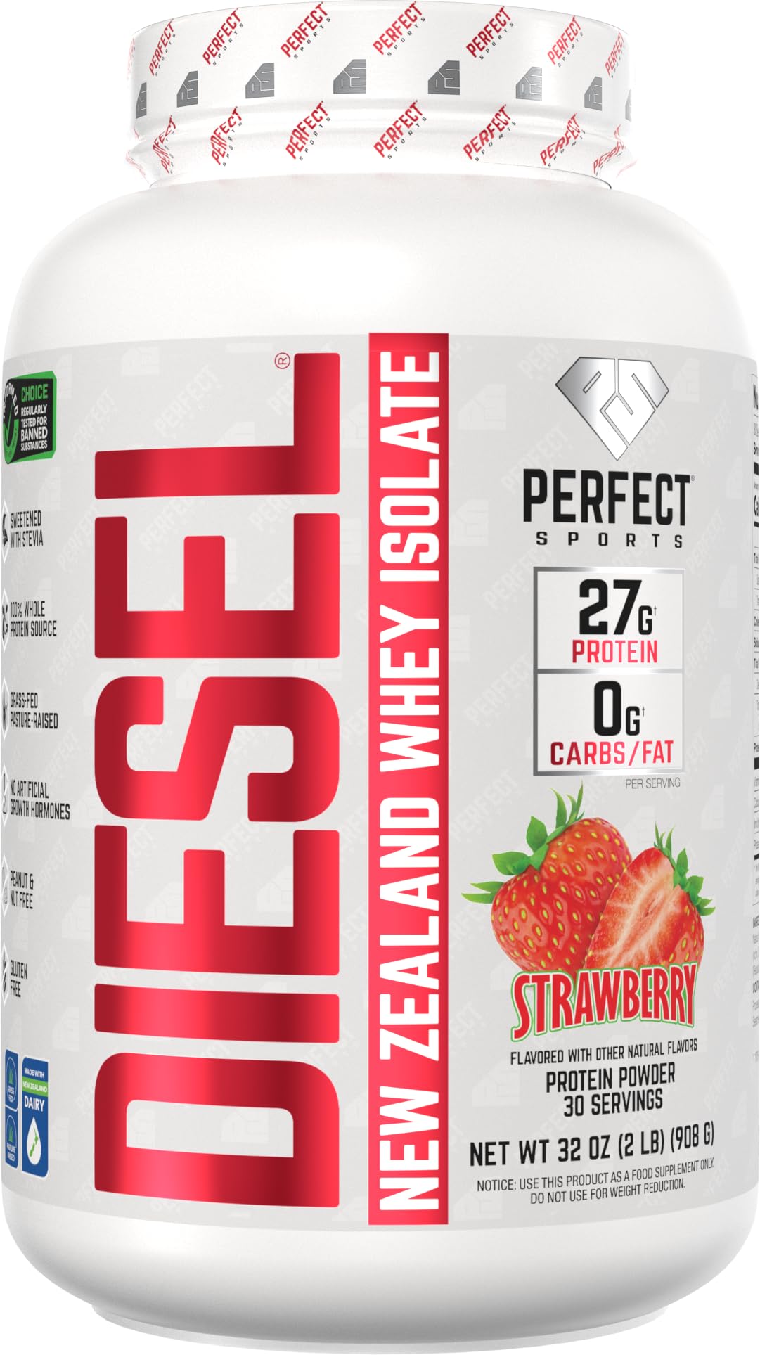 Amazon.com: PERFECT SPORTS Diesel 100% New Zealand Wey Protein